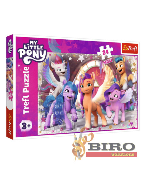 Puzzle- "24 Maxi" - A happy day of Ponies / Hasbro, My Little Pony